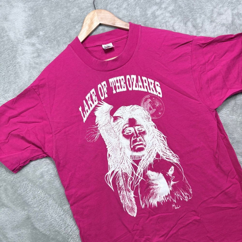 Vintage 90s‎ Lake of the Ozarks Missouri Graphic Tee Made USA